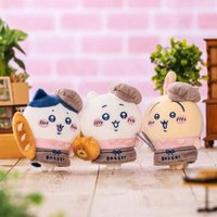 8cm Chiikawa Anime Cartoon Cute Bakery Series Usagi Hachiware Plush Toy Backpack Pendant Decoration Birthday Gift Toys