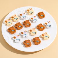 10Pcs/Lot Kawaii Capybara Shaped Eraser Cute Cartoon Pencil Rubber Slicing Erasers for Kids Student School Stationery Gift