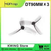 6 Pairs HQProp Duct-T90MMX3 Propeller Aperture 1.5mm 3.5-inch 3 Blade Props for CineWhoop ProTek35 CineLog35 RC FPV Racing Drone