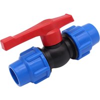 20 25 32 40 50mm Plastic Quick Ball Valve for PE Pipes - Irrigation Water Fitting with High Pressure Resistance