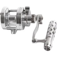 Big Game Jigging Fishing Reel 2 Speed Lever Drag CNC Machined Aluminum Right Handed 44LB/20KG Saltwater Ocean Trolling Fishing