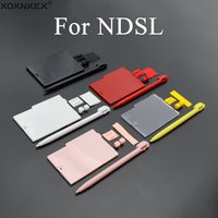 1/2/5Sets For NDSL Console Battery Cover Combo Set with Dust-proof Screw Hole Rubber Plugs and Stylus Pen For NDS Lite