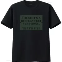 BITTERSWEET SYMPHONY THE VERVE INSPIRED ORGANIC COTTON T SHIRT FESTIVAL RICHARD ASHCROFT vintage Washed designer clothes homme