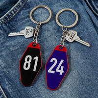 Heated Rivalry Keychain Ilya Rozanov 81 Shane Hollander 24 Double-Sided Keychain Jewelry Gift for Women Car Key Ring