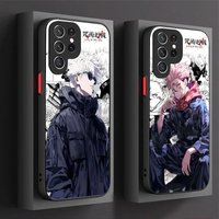 Anime Jujutsu Kaisen Matte Case For Samsung Galaxy S25 S24 S23 Ultra S22 S21 Plus FE A56 A36 A26 A16 A06 A15 A25 A35 A55 5G