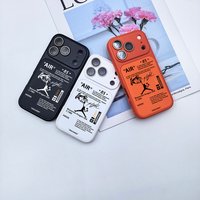 Luxury AIR Sports Shoes Brand Phone Case For iPhone15 Pro Max 16 14 13 17Pro Sneakers Label Soft Back Cover Funda Capa