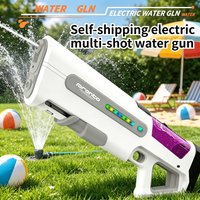 Electric Water Gun Powerful High Pressure Continuous Water Spray Portable Squirt Blaster Suitable for Summer Beach Pool Fun
