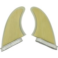 Surfboard Bamboo Material Fin UPSURF FCS 2 Fin Surf Fins 2pcs per set Keel Fin Double Tabs 2 Twin Fin Sup Board Accessories