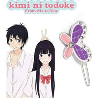 Anime Kimi Ni Todoke From Me To You Butterfly Hairpin Kuronuma Sawako Women's Hair Accessories Cosplay Props Jewelry