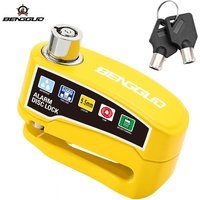 AliExpress NONE Motorcycle Alarm Lock Bike Disc Lock Warning 110DB Security Alloy Anti Theft Waterproof Brake Rotor Padlock Disc Brake Lock