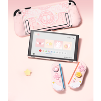 GeekShare Silicone Protective Case Compatible with Switch 2, NS2 Anti-Scratch Cover with 2 Thumb Grip Caps , Star Wings