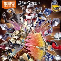 New Blokees Ultraman Galaxy Version S02 Blind Box Anime Figure Ultraman X Tiga Trigger Kiriloid Movable Toy Collection Boy Gifts