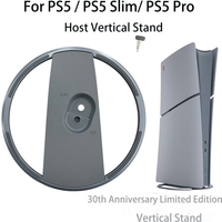 Gaming Accessories 30th anniversary Vertical Stand For PS5 Slim Console Anti-Slip Base Stand For PS5 Pro Disc/Digital Edition Ho