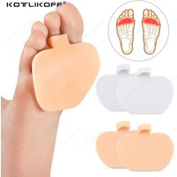 Gel Forefoot Insoles Metatarsal Ball of Foot Pads Toe Silicone Cushion Half Yard Othotics Foot Support Pain Relief Absorbs Shock