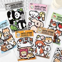 Kawai Supplies InfeelMe accompanies you with the cute third series synthetic paper self adhesive stickers luggage decorative