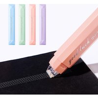 4pcs Waterproof Glue Tape for Scrapbooking - Waterproof Adhesive Roller for Crafts, Gift Wrapping, Photo Mounting,And Journaling