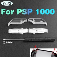 1Pair L R Trigger Button for PSP 1000 Housing Shell White Left Right Button Key for PSP1000 Game Console Replacement