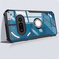 For Nothing Phone 4A Case Deluxe Acrylic Transparent TPU Shockproof Back Cover For Nothing Phone 4A Thin and Light Shell Funda