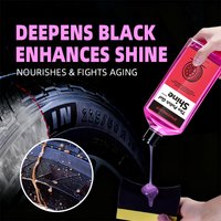 Tire Gloss Gel - Car Tire Polish & Shine Enhancer,Fast-Drying, Easy Application, for All Seasons, Car Tire Care, Car Care