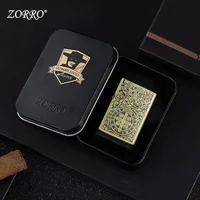 ZORRO versized Kerosen e Lighter Metal Personality Constantine Creative Heavy Armor Gift