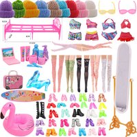 Puppenkleidung, Badeanzüge, Puppenschuhe, Puppensocken, Hüte für 11,8 Zoll und 30 cm große Puppen, Zubehör und 1/6 BJD Blythe Puppe, Mädchenspielzeug