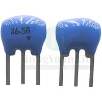 100pcs/ Ceramic trap 3-pin X6.5B 6.5MHz 6.5m 3P ceramic in-line crystal oscillator