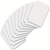 Trading Card Dividers for Storage Box, single color Card Dividers, 10/50 pcs Separator with Tabs,Fits for TCG, Baseball Card, Sp
