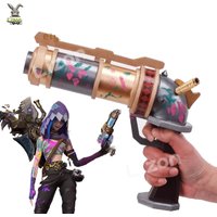 Anime Arcane Jinx Cosplay Gun LOL the Loose Cannon Cosplay Props Weapons LOL Powder Cosplay Guns EVA PVC Plastic Toys props