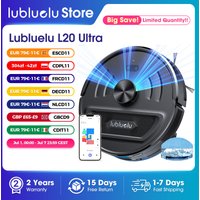 Lubluelu L20 Ultra Robot Vacuum Mop, 6000Pa Suction for Pet Hair/Carpets, LiDAR Navigation, Self-Charging, 120Min,34 No-Go Zones image 4
