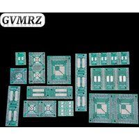30PCS 6Values IC Adapter Board SOP8 SOP16 SOP24 SOP28 QFP48 SSOP100 SMT to DIP SMD SOP8 SOP16 SOP24 SOP28 QFP48 SSOP100