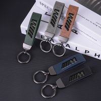 Leather Car motorcycle Keychain lanyard accessory Fashion Gift For BMW M Emblem E46 E36 E34 F10 E90 F30 E60 F30 E53 E30 E92 E87