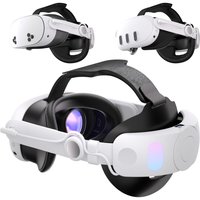 Head Strap with Battery for Meta Quest 3/3S 10000mAh Rechargeable Headstrap Extend Game Time for Quest 3/3S VR Accessories
