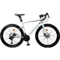 New 24/27/30 Speed Gears Disc Brakes Durable High Carbon Steel Frame Suitable for Urban Riding 700C Road Bike