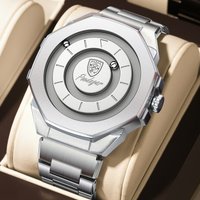 POEDAGAR Luxury Original Men Clock Waterproof Fashion Quartz Male Wristwatch Stainless Steel Business Men's Watches Reloj Hombre