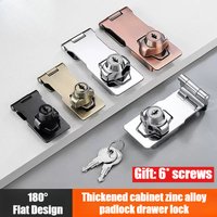 European installation of household door lock cylinder, complimentary screw cabinet zinc alloy key padlock drawer door lock