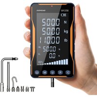 500N Digital Force Gauge HD Large Screen Portable Push Pull Force Gauge 500N/50kg/110lbf Dynamometer 0.1N/ 0.01kg/ 0.01lb