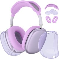 4 in 1 Clear Silicone TPU Case For AirPods Max Shockproof Ear Pad Ear Cups Headband Cover Ear Cushion/Ear Muff Protector