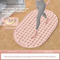 Soft silicone ultra-slow running acupressure board, foot massage pad, unblocking meridians, indoor in-place running