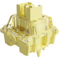 Akko V3 Creamy Yellow Pro Keyboard Switch with Dustproof Stem for Mechanical Gaming Keyboard, 5-Pin 50gf Linear Switches (45pcs)