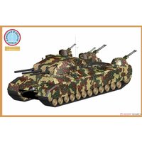 Ostrich Hobby TM70005 1/700 Landkreuzer P.1000 Ratte Super Heavy Tank Planned Production Ver &Metal Main Gun Barrel
