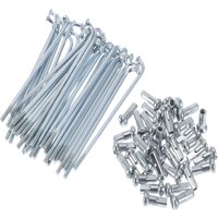 X Autohaux 1 Set 13G 223mm 227mm 231mm 235mm 243mm 247mm 251mm 255mm 259mm Length Bicycle Spokes 45 Steel Galvanized Universal