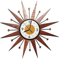 Nordic Wall Clock - Simple Creative Living Room Decor, Retro Light Luxury Hanging Clock For Home