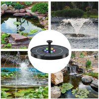 Solar Fountain Floating Automatic Garden Decor Kids Fountain Water Bath Toys for Outdoor Garden Backyard Patio Pool Fish Tank