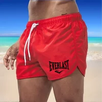 2026 new men's shorts for beach leisure, quick breathing, short sleeved exercise, jogging, fitness
