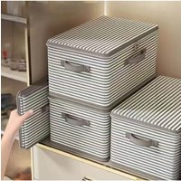 Clothes Storage Box Household Large Capacity Foldable Stackable Wardrobe Special Clothing Pants Storage