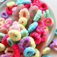 100/200/300pcs hair accessories for girls Colorful Elastic Hair Tie Suitable Holiday Hair Styling Perfect Gifts For Girls