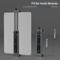 LEAPLIGHT Aluminum Tripod Mount Adapter for iPad Tablet Tripod Mount w 1/4 Screw Tripod Mount for 4.7"-12.9" Most Tablet