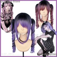 Jirai Kei Girls Halloween Carnival Party Misamisa Cosplay Lolita Pink To Black Gradient Synthetic Wig Heat Resistant Customized
