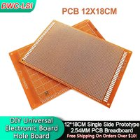 5/10PCS PCB 12x18CM Single Side Prototype 2.54MM PCB Breadboard Universal Experimental Bakelite Copper Plate Circuirt Board