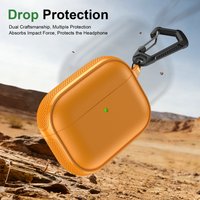 For Apple Airpods Pro3 Air Pods Wireless Bluetooth Earphone Protective Cover Anti-lost Headphone Bag for Airpods4